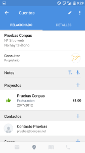 Cuenta app zoho