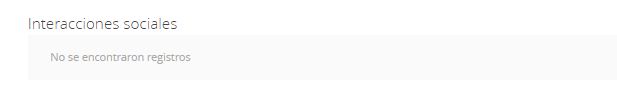 Interacciones sociales