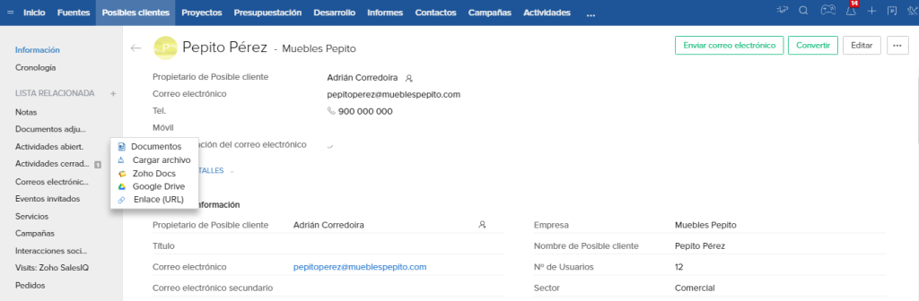 Enlace URL Enlace URL