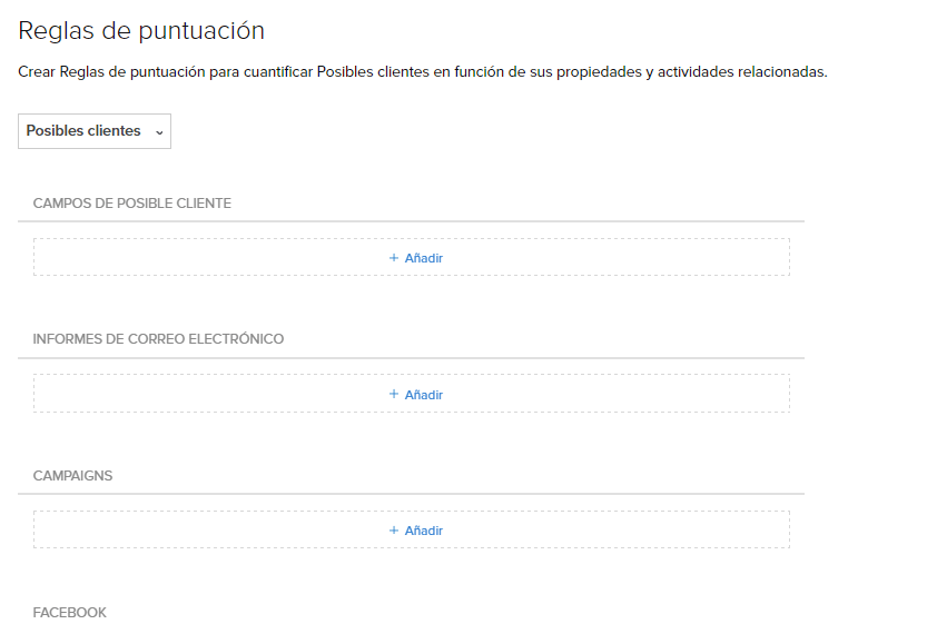Reglas de puntuación Reglas de puntuación