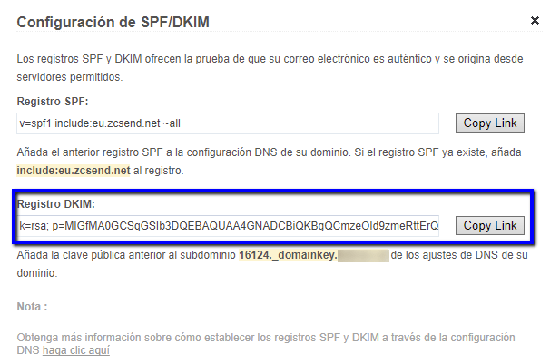 Registro DKIM Registro DKIM