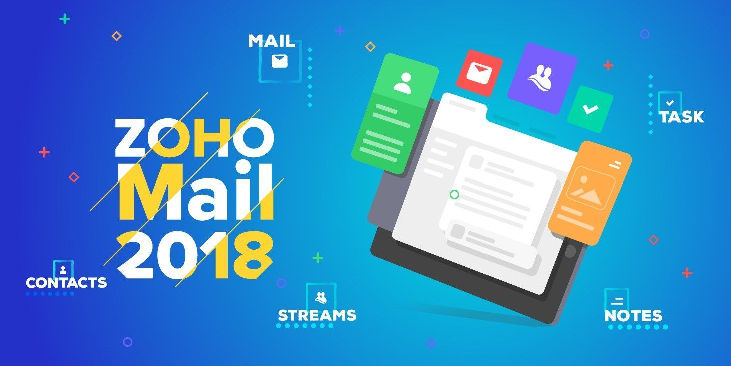 Nuevos icono de Zoho Mail 2018