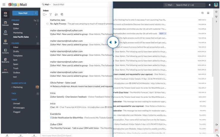 Nueva versión de Zoho Mail