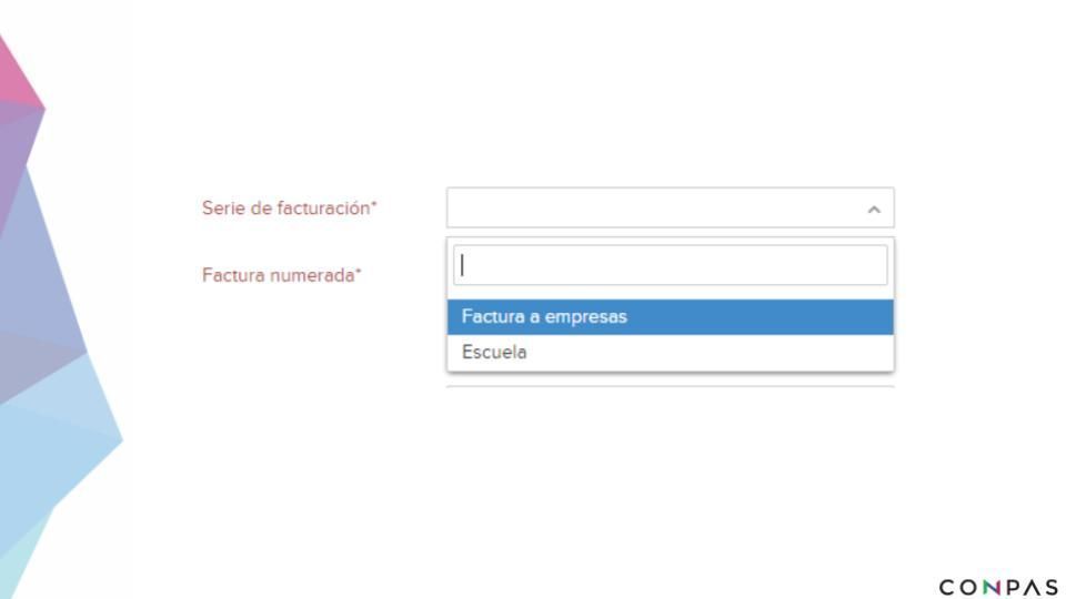 crear varias series de facturacion en zoho
