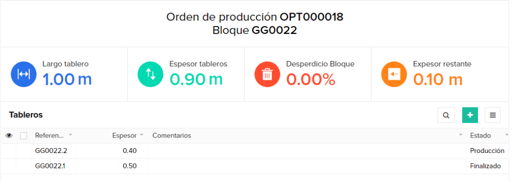 calculadora desperdicio granitos
